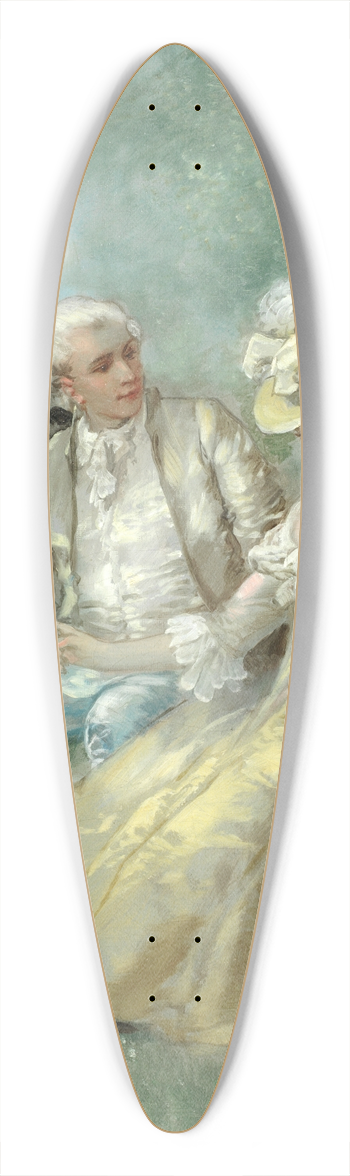 Thodore Lvigne - Obedience 39.3 inch art pintail longboard deck