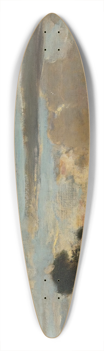 Thodore Rousseau - Soleil Couchant 39.3 inch art pintail longboard deck