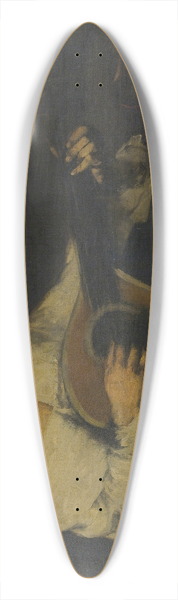 Thodule Ribot - The Mandolin Player 39.3 inch art pintail longboard deck