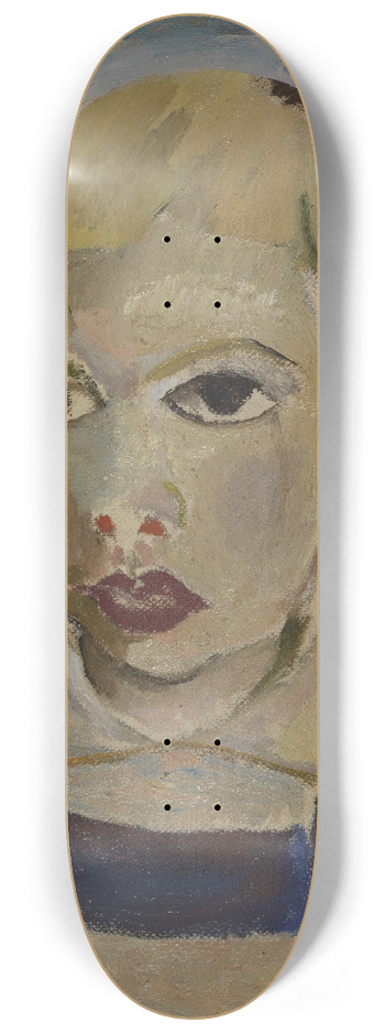 Gustave De Smet - Childs head 8.25 inch art skate deck