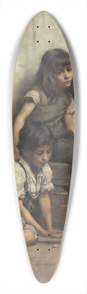 Thomas Benjamin Kennington - Waifs 39.3 inch art pintail longboard deck