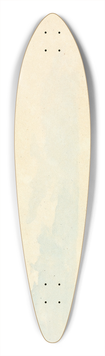 Thomas Bradshaw - Clouds 39.3 inch art pintail longboard deck