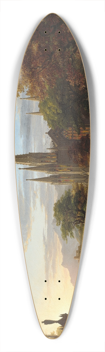 Thomas Cole - The Return 39.3 inch art pintail longboard deck