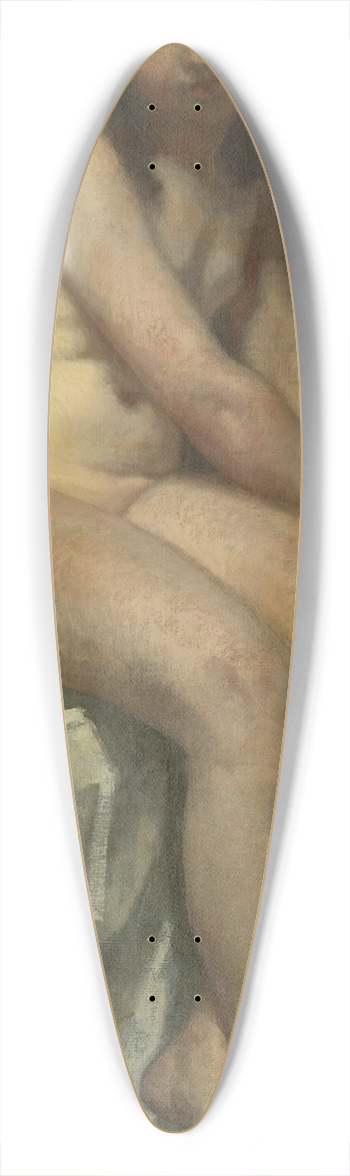 Thomas Couture - Nude 39.3 inch art pintail longboard deck