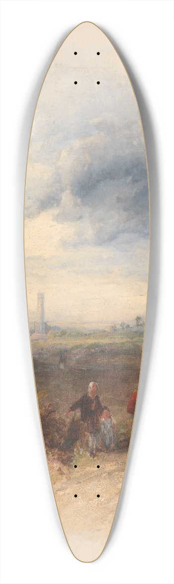 Thomas Creswick - Waterloo 39.3 inch art pintail longboard deck