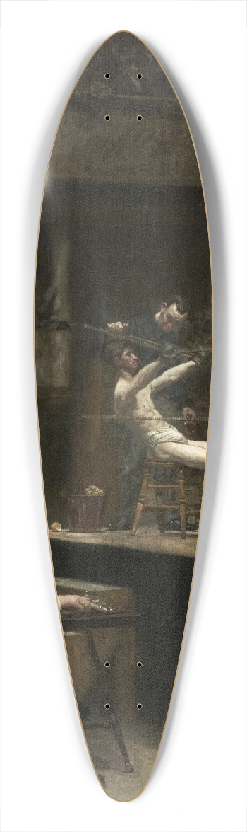 Thomas Eakins - Between Rounds 39.3 inch art pintail longboard deck