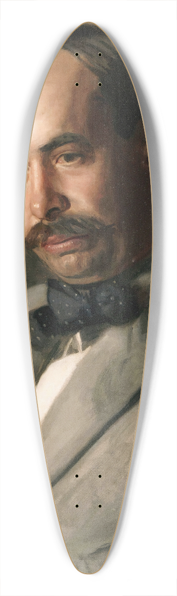 Thomas Eakins - Charles Percival Buck 39.3 inch art pintail longboard deck