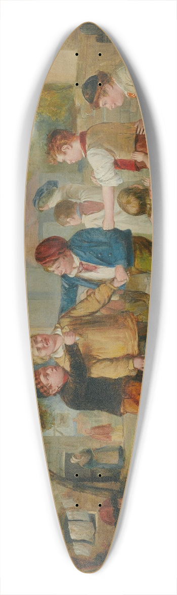 Thomas Edward Roberts - After school 39.3 inch art pintail longboard deck