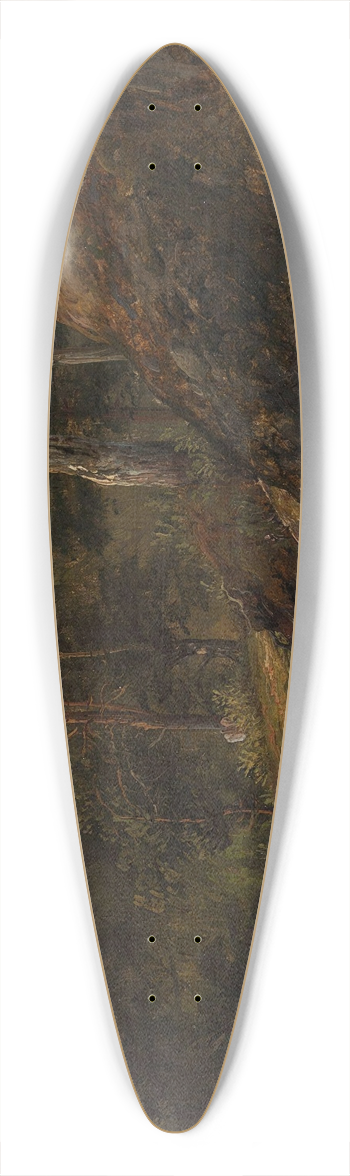 Thomas Fearnley - Forest Study from Romsdal 39.3 inch art pintail longboard deck