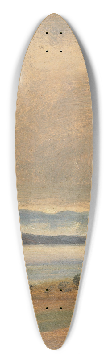Thomas Fearnley - Landscape study 39.3 inch art pintail longboard deck
