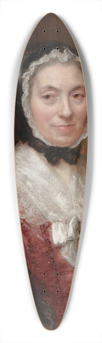 Thomas Gainsborough - Lady in a Mob Cap 39.3 inch art pintail longboard deck
