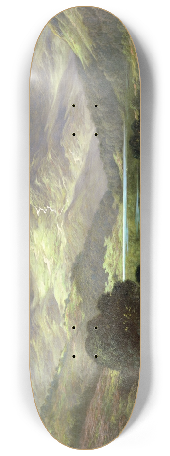 Gustave Dor - Scottish Highlands 8.25 inch art skate deck