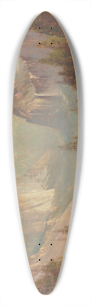 Thomas Hill - Yosemite 39.3 inch art pintail longboard deck