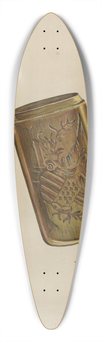 Thomas Holloway - Match Safe 39.3 inch art pintail longboard deck