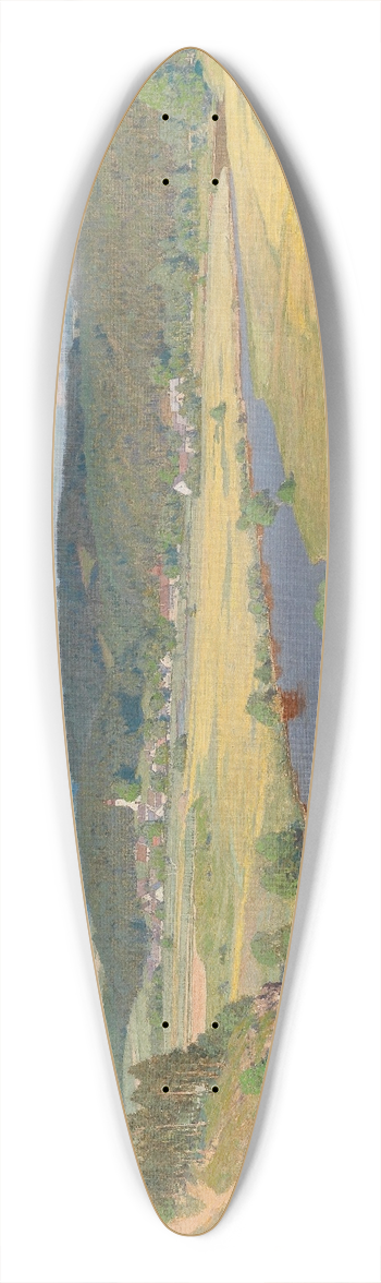 Thomas Leitner - By the Thaya 39.3 inch art pintail longboard deck