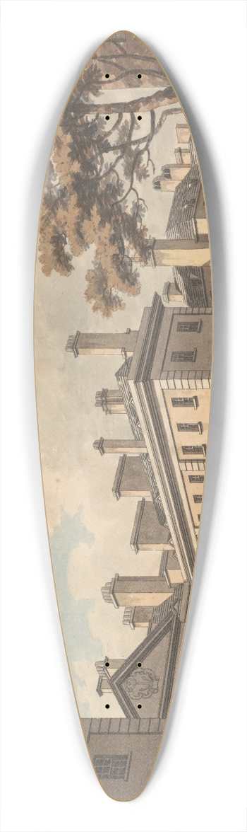 Thomas Malton the Younger - The Admiralty 39.3 inch art pintail longboard deck
