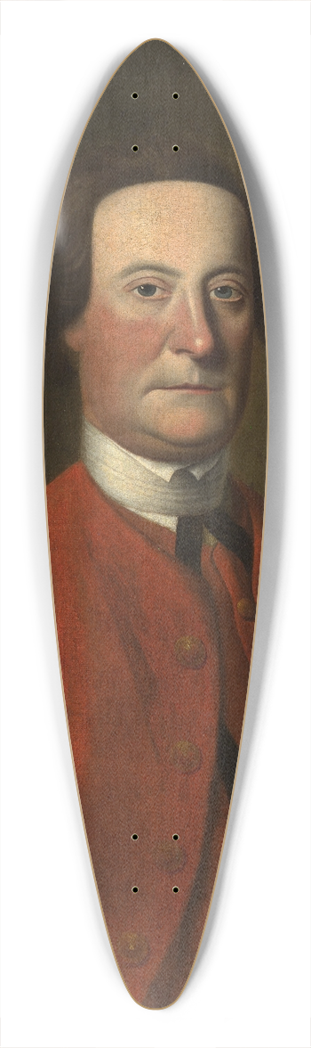 Thomas McIlworth - General John Bradstreet 39.3 inch art pintail longboard deck