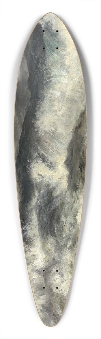 Thomas Moran - The Much Resounding Sea 39.3 inch art pintail longboard deck
