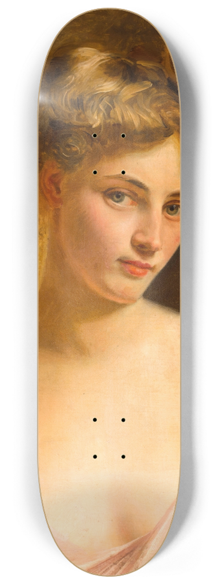 Gustave Jean Jacquet - A blonde beauty 8.25 inch art skate deck