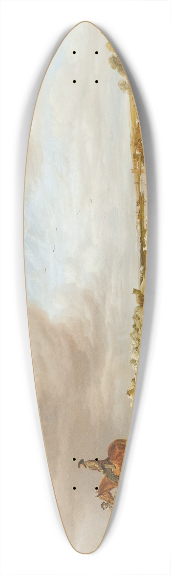 Thomas Sidney Cooper - April Showers 39.3 inch art pintail longboard deck