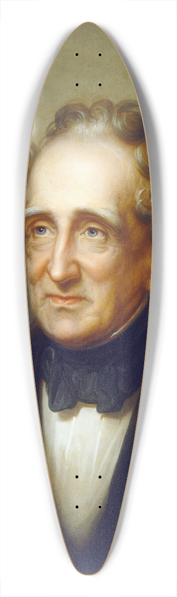 Thomas Sully - Rembrandt Peale 39.3 inch art pintail longboard deck
