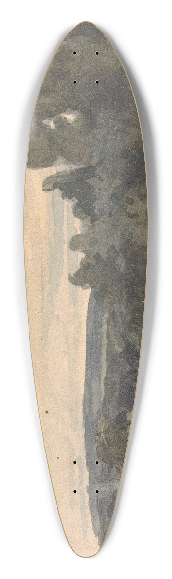 Thomas Sully - Ridge Road 39.3 inch art pintail longboard deck