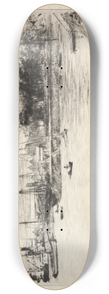 Gustave Leheutre - Le Jardin du Semaphore 8.25 inch art skate deck