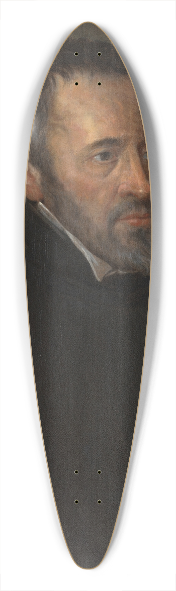 Thomas Willeboirts Bosschaert - Portret van Balthasar Corderius 39.3 inch art pintail longboard deck