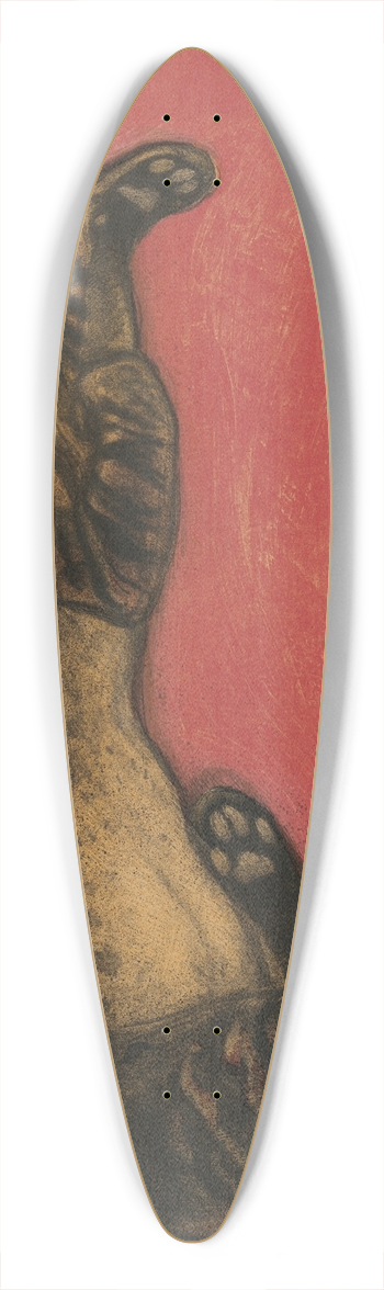 Thophile Alexandre Steinlen - LHiver, chat sur un coussin 39.3 inch art pintail longboard deck