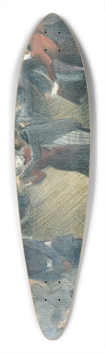 Thophile Alexandre Steinlen - The Dance 39.3 inch art pintail longboard deck