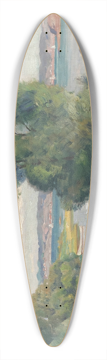 Thorolf Holmboe - A summers day in Norway 39.3 inch art pintail longboard deck