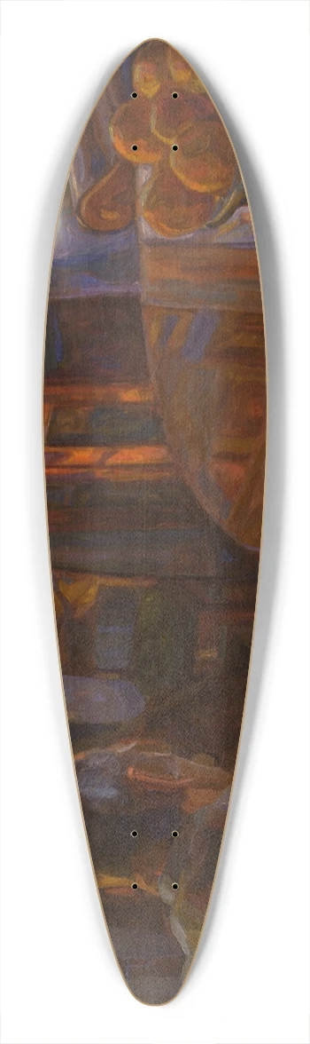 Thorvald Erichsen - Interior 39.3 inch art pintail longboard deck