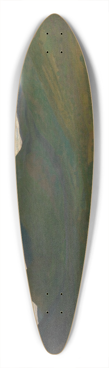 Thorvald Erichsen - Landscape with an old Farm 39.3 inch art pintail longboard deck