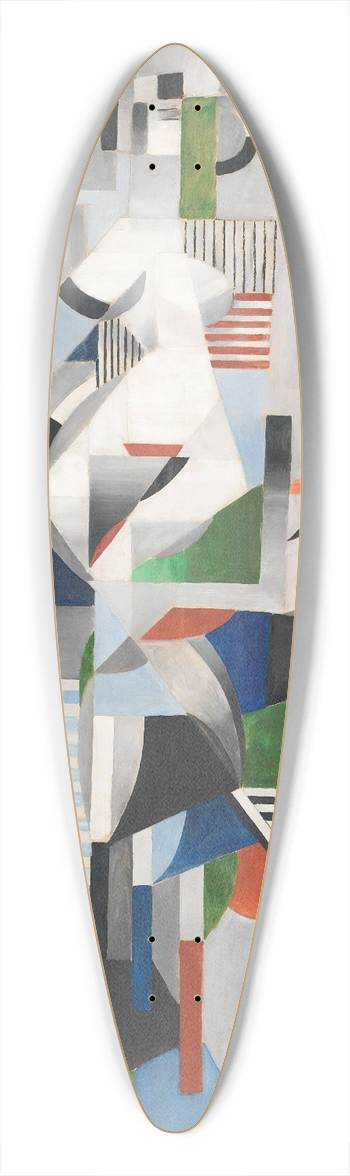 Thorvald Hellesen - Composition 39.3 inch art pintail longboard deck