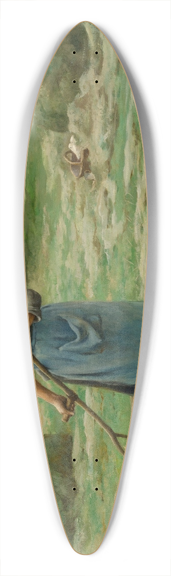 Thrse-Marthe-Franoise Cotard-Dupr - Faneuse ratissant (Raking tedder) 39.3 inch art pintail longboard deck
