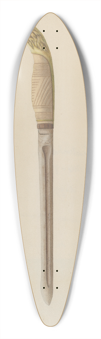 T. Joyce - Dagger 39.3 inch art pintail longboard deck