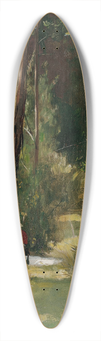 Tom Roberts - A Sunday afternoon 39.3 inch art pintail longboard deck