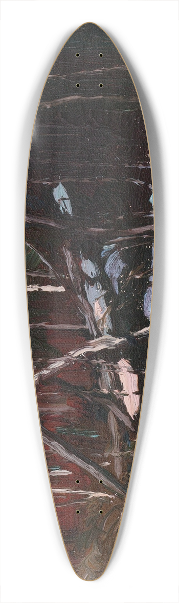 Tom Thomson - Early Snow, Algonquin Park 39.3 inch art pintail longboard deck