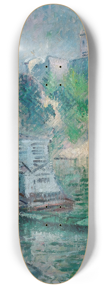 Gustave Loiseau - Saint-Gervais, Paris 8.25 inch art skate deck