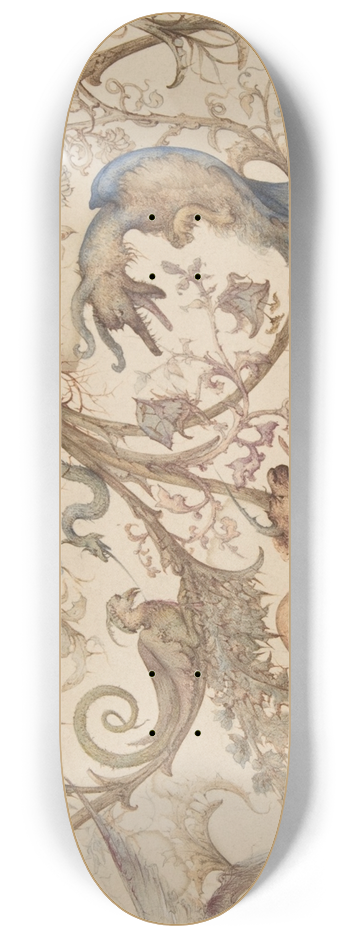 Gustave Moreau - Allegory of Vices 8.25 inch art skate deck