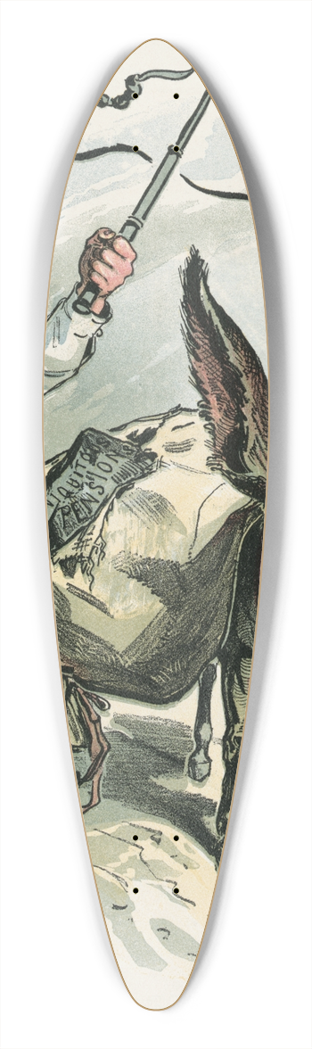 Udo Keppler - An old fable brought up to date 39.3 inch art pintail longboard deck