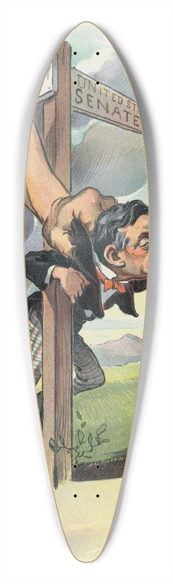 Udo Keppler - Has she got him at last 39.3 inch art pintail longboard deck