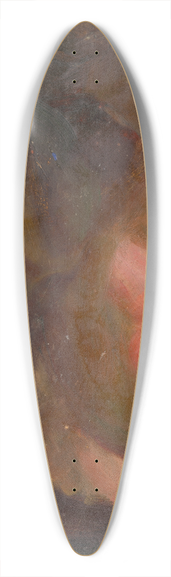 udovt Pitthordt - A study of a girls head 39.3 inch art pintail longboard deck
