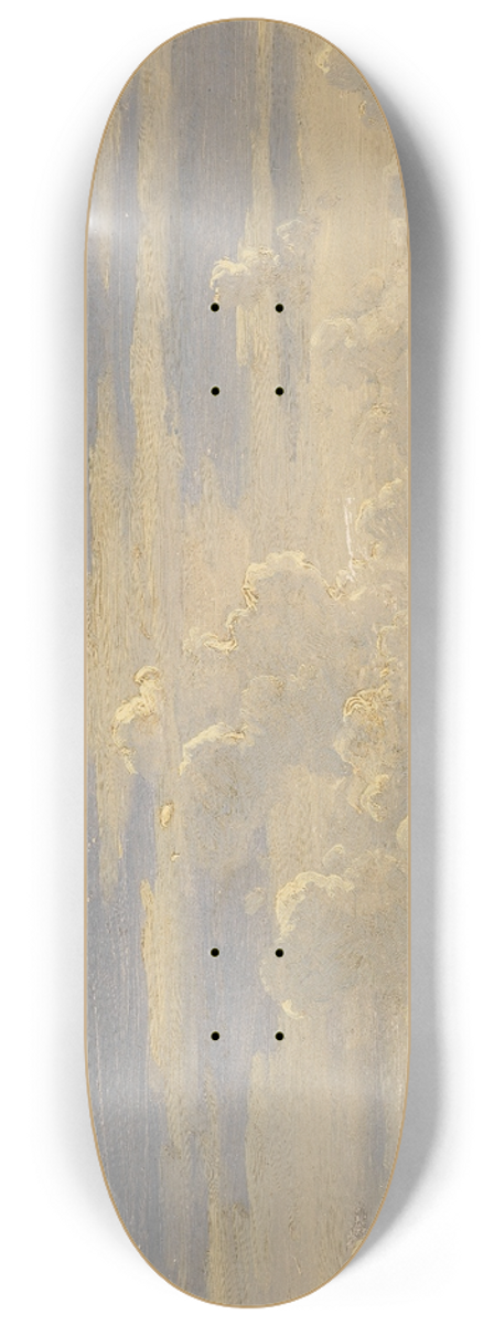 Gustav Friedrich Papperitz - Wolkenstudie 8.25 inch art skate deck