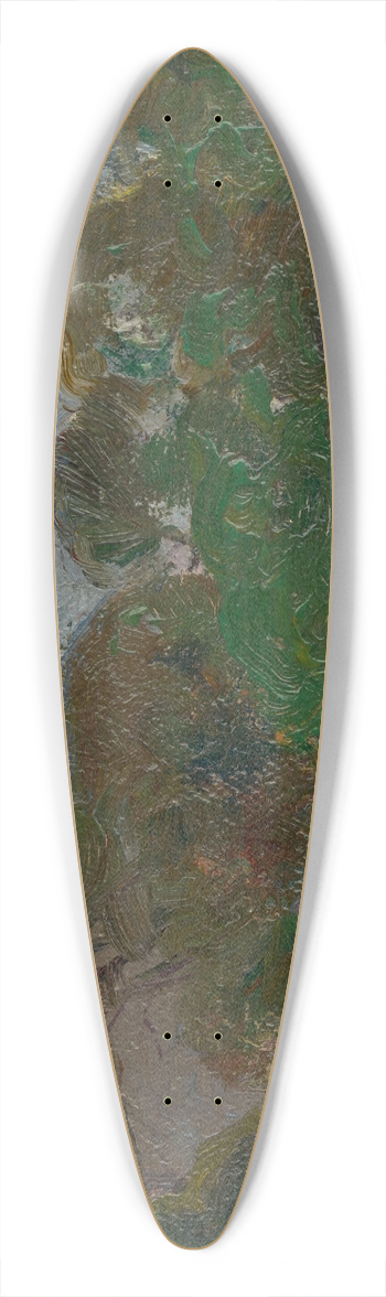 udovt Pitthordt - Forest Road 39.3 inch art pintail longboard deck