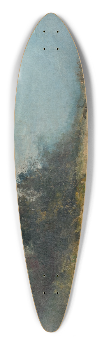udovt Pitthordt - In a Glade 39.3 inch art pintail longboard deck