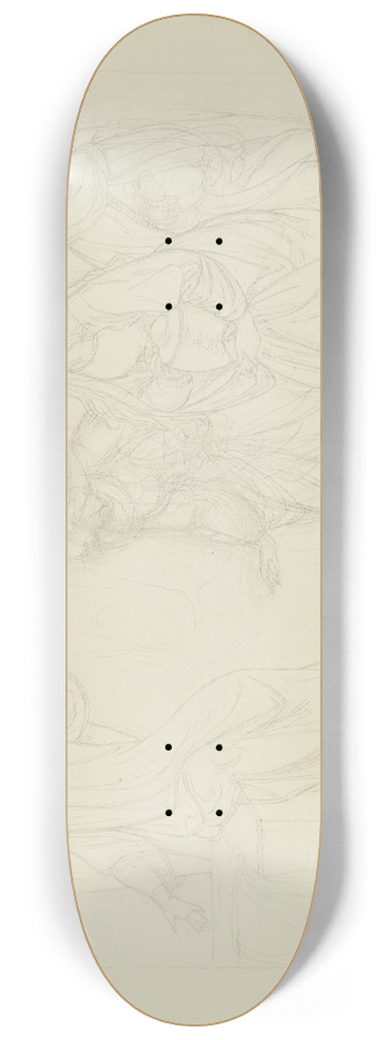 Gustav Heinrich Naecke - Three Marys at the Grave 8.25 inch art skate deck