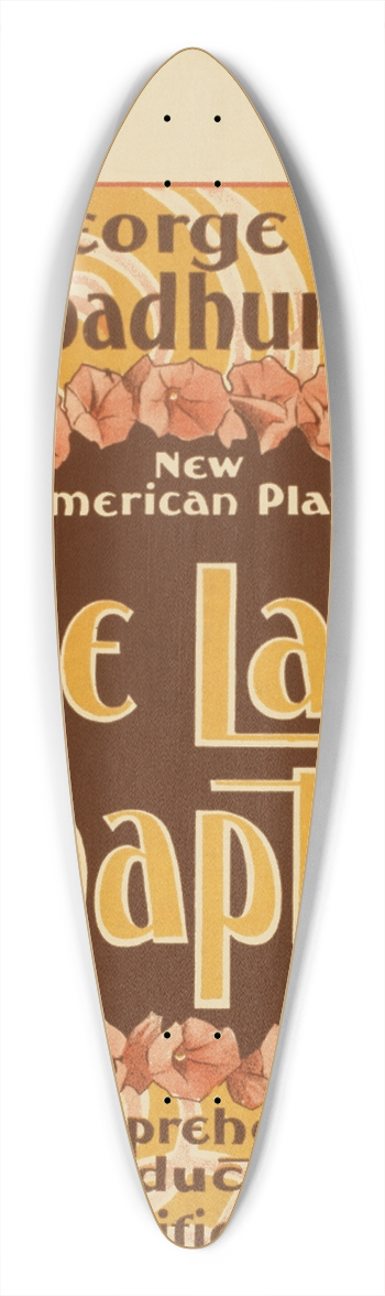 U.S. Lithograph Co. - The last chapter 39.3 inch art pintail longboard deck