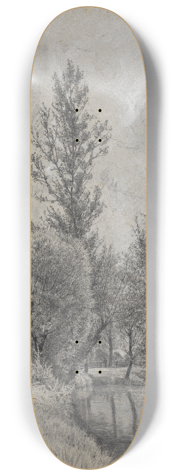 Gustav Kampmann - Weiden an der Sempt bei Langenpreising 8.25 inch art skate deck