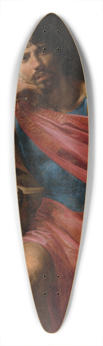 Valentin de Boulogne - Samson 39.3 inch art pintail longboard deck